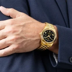 Lotus Herrenuhr Edelstahl gold Lotus Classic Armbanduhr UL18857/4