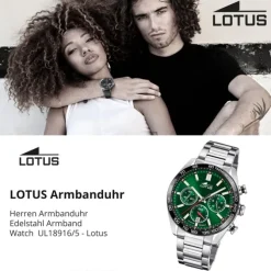 Lotus Herrenuhr Edelstahl silber Lotus Classic Armbanduhr UL18916/5