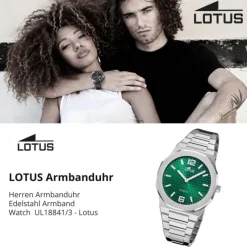 Lotus Herrenuhr Edelstahl silber Lotus Classic Armbanduhr UL18841/3
