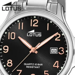 Lotus Herrenuhr Excellent Armbanduhr Edelstahl silber UL18645/3