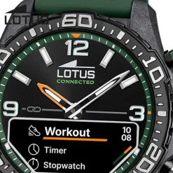 Lotus Herrenuhr Kunststoff Grün Lotus Multifunktion Armbanduhr UL20000/2