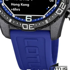 Lotus Herrenuhr Kunststoff Blau Lotus Multifunktion Armbanduhr UL20000/3