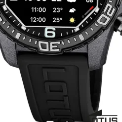 Lotus Herrenuhr Kunststoff schwarz Lotus Multifunktion Armbanduhr UL20000/4