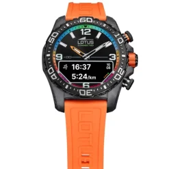 Lotus Herrenuhr Kunststoff orange Lotus Multifunktion Armbanduhr UL20000/7