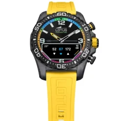 Lotus Herrenuhr Kunststoff gelb Lotus Multifunktion Armbanduhr UL20000/8