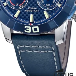 Lotus Herrenuhr Leder blau Lotus Classic Armbanduhr UL18811/3