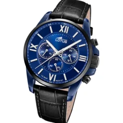 Lotus Herrenuhr Leder schwarz Lotus Classic Armbanduhr UL18923/1