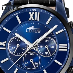 Lotus Herrenuhr Leder schwarz Lotus Classic Armbanduhr UL18923/1