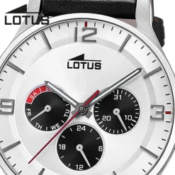 Lotus Herrenuhr Leder schwarz Lotus Classic Armbanduhr UL18832/1