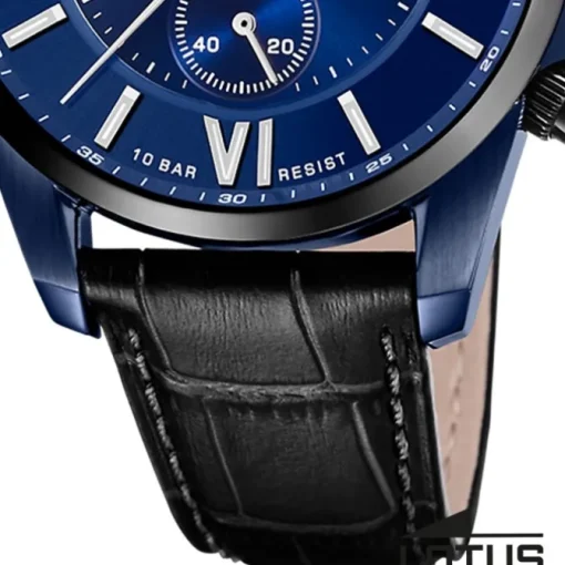 Lotus Herrenuhr Leder schwarz Lotus Classic Armbanduhr UL18923/1