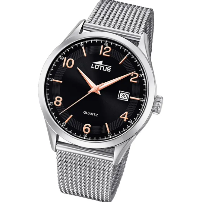 Lotus Herrenuhr Minimalist Armbanduhr Edelstahl silber UL18631/4