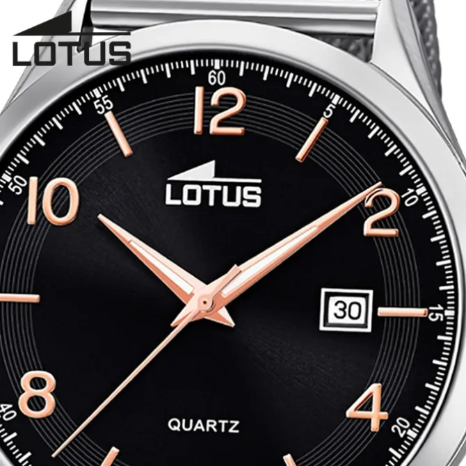 Lotus Herrenuhr Minimalist Armbanduhr Edelstahl silber UL18631/4