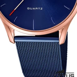 Lotus Herrenuhr Minimalist Armbanduhr Edelstahl blau UL18816/1