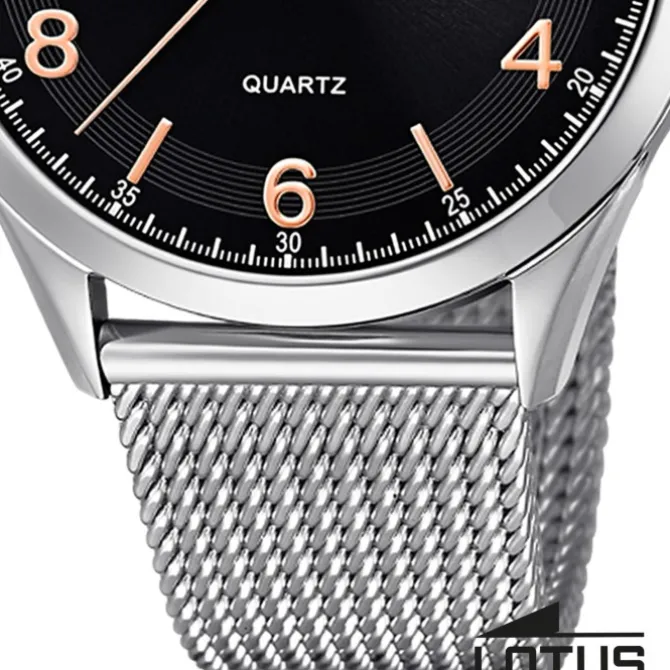 Lotus Herrenuhr Minimalist Armbanduhr Edelstahl silber UL18631/4