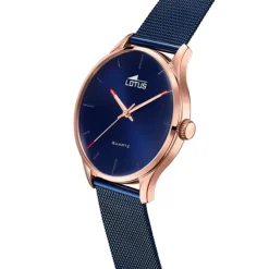 Lotus Herrenuhr Minimalist Armbanduhr Edelstahl blau UL18816/1