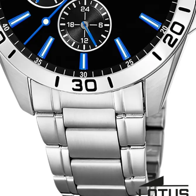 Lotus Herrenuhr Multifunktion Armbanduhr Edelstahl silber UL18812/4