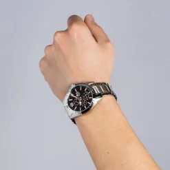 Lotus Herrenuhr Multifunktion Armbanduhr Edelstahl silber UL18812/6