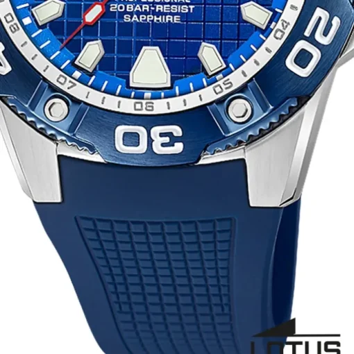 Lotus Herrenuhr Silikon blau Lotus Classic Armbanduhr UL18927/2