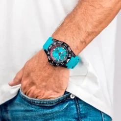 Lotus Herrenuhr Silikon blau Lotus Classic Armbanduhr UL18928/1