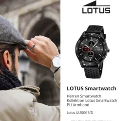 Lotus Herrenuhr Silikon schwarz Lotus Multifunktion Armbanduhr UL50013/D
