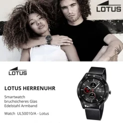 Lotus Herrenuhr Smartwatch Smartwatch Edelstahl schwarz UL50010/A
