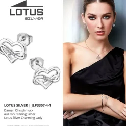 LOTUS Herz Unendlichkeit 925 Silber Lotus Silver Charming Lady JLP3307-4-1