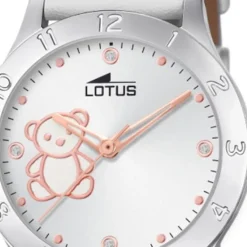 LOTUS Jugend Armbanduhr Junior 18657/A Quarz Leder weiß UL18657/A