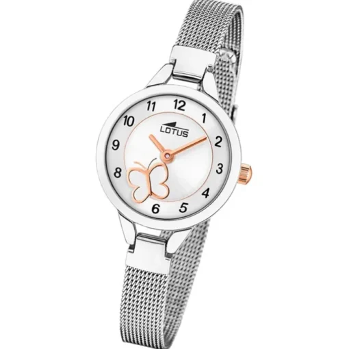 Lotus Jugend Kinderuhr Edelstahl silber Lotus Classic Armbanduhr UL18862/1