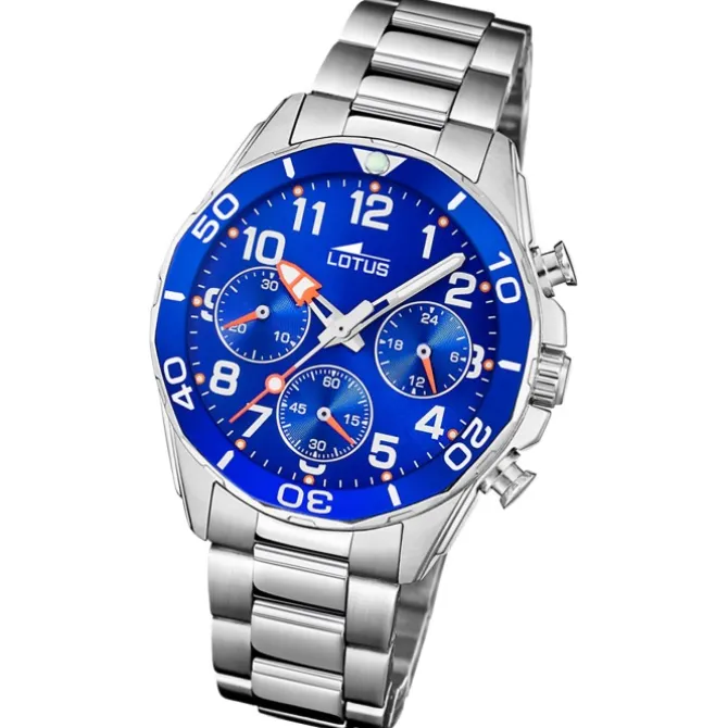 Lotus Jugend Kinderuhr Edelstahl silber Lotus Classic Armbanduhr UL18858/1