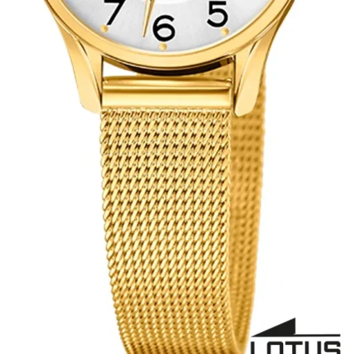 Lotus Jugend Kinderuhr Edelstahl gold Lotus Junior Armbanduhr UL18572/C