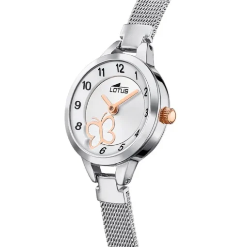 Lotus Jugend Kinderuhr Edelstahl silber Lotus Classic Armbanduhr UL18862/1