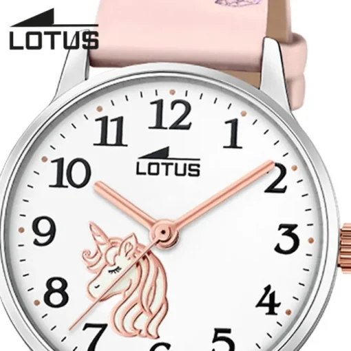 Lotus Jugend Kinderuhr Leder rosa Lotus Classic Armbanduhr UL18865/2