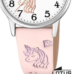 Lotus Jugend Kinderuhr Leder rosa Lotus Classic Armbanduhr UL18865/2