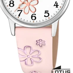 Lotus Jugend Kinderuhr Leder rosa Lotus Classic Armbanduhr UL18863/2