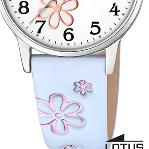 Lotus Jugend Kinderuhr Leder hellblau Lotus Classic Armbanduhr UL18863/3