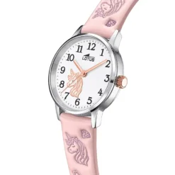 Lotus Jugend Kinderuhr Leder rosa Lotus Classic Armbanduhr UL18865/2