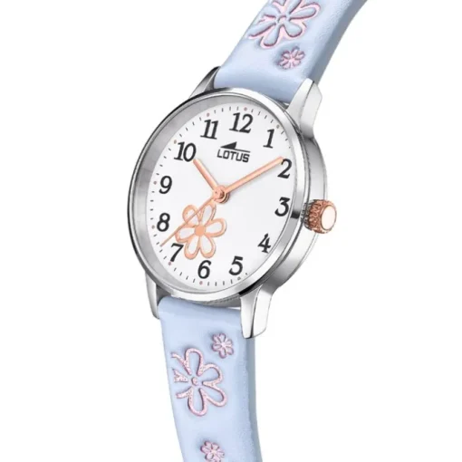 Lotus Jugend Kinderuhr Leder hellblau Lotus Classic Armbanduhr UL18863/3