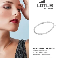 LOTUS Silver - Damen Armband Zirkonia weiß aus 925 Silber JLP1920-2-1