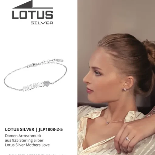 LOTUS Silver - Damen Armband mama weiß aus 925 Silber JLP1808-2-5