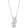 LOTUS Silver - Damen Halskette Zweige weiß aus 925 Silber JLP1783-1-1