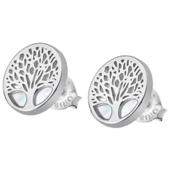 LOTUS Silver - Damen Ohrring Lebensbaum Ohrstecker aus 925 Silber JLP1678-4-1
