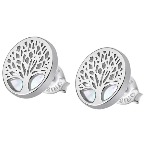 LOTUS Silver - Damen Ohrring Lebensbaum Ohrstecker aus 925 Silber JLP1678-4-1