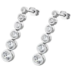 LOTUS Silver - Damen Ohrring Zirkonia weiß Ohrstecker aus 925 Silber JLP1915-4-1
