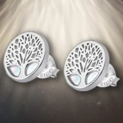 LOTUS Silver - Damen Ohrring Lebensbaum Ohrstecker aus 925 Silber JLP1678-4-1