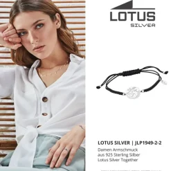 LOTUS Silver Armband Erde 925er Sterling Silber LP1949-2/2 schwarz JLP1949-2-2