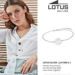 LOTUS Silver Armband Erde 925er Sterling Silber LP1949-2/1 bunt JLP1949-2-1