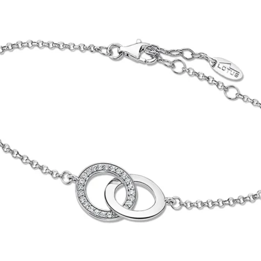 LOTUS Silver Armband Kreis 925 Silber Zirkonia Lotus Silver IT Girl JLP1990-2-1