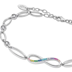 LOTUS Silver Armband Unendlichkeit 925 Silber Zirkonia Charming Lady JLP1872-2-2