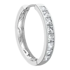 LOTUS Silver Creolen 925 Silber Zirkonia Lotus Silver IT Girl JLP1936-4-2