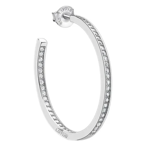 LOTUS Silver Creolen 925 Silber Zirkonia Lotus Silver IT Girl JLP1937-4-3